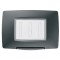 Rama Ornament 3M Gewiss Chorus IP55 negru GW16703TN
