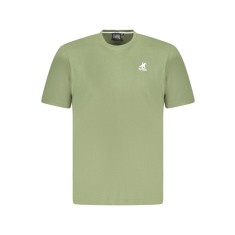 U.S. Grand POLO Tricou barbati simplu din bumbac cu logo brodat, verde deschis, S