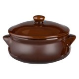 Vas din Ceramică cu Capac pentru Cuptor 580ml, CMCLASS