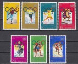 A12 S7 6 - Timbre foarte vechi - Coreea - Jocurile Olimpice de iarna - Sapporo Insbruck 1978