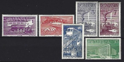 Romania 1939 - Lp 132 - Ceferiada - 70 de ani de existenta C.F.R. - serie - MNH*** foto