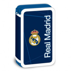 Penar dublu neechipat FC Real Madrid alb-albastru foto