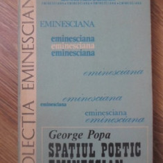 SPATIUL POETIC EMINESCIAN-GEORGE POPA