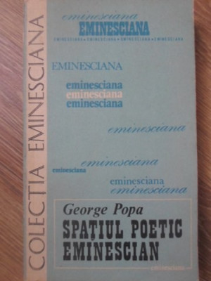 SPATIUL POETIC EMINESCIAN-GEORGE POPA-233448 foto