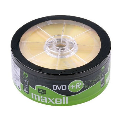 DVD+R MAXELL 4,7 GB 16X SP.25BUC foto