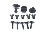 Clema, clips fixare carenaj Audi 100 (C4), 80 (B4), A6 (C4); set 13 bucati, 4A0805121, 4A0805121A, 4A0805163, N90757901, N90775001, WHT008613