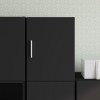 VidaXL Dulap de perete, negru, 30x42,5x40 cm, lemn compozit