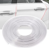 Cumpara ieftin Banda de protectie usi, Cauciuc Plastic, 5 m, Transparent