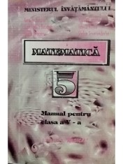 George Turcitu - Matematica - Manual pentru clasa a V-a (Editia: 1995) foto