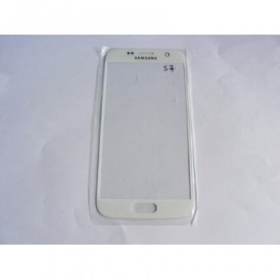 Carcasa (Sticla) Geam Samsung G930 Galaxy S7 Alb Orig China foto