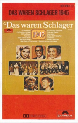 Casetă audio Das Waren Schlager 1945, originală foto