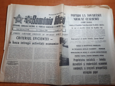 romania libera 2 februarie 1989-art.si foto orasul cluj napoca,unirea botosani foto