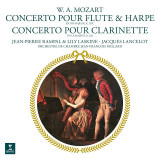 Mozart: Concerto Pour Flute &amp; Harpe / Concerto Pour Clarinette - Vinyl | Wolfgang Amadeus Mozart, Jean-Pierre Rampal, Lily Laskine