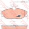 Set placute frana,frana disc PEUGEOT 406 (8B) (1995 - 2005) TRW GDB1194