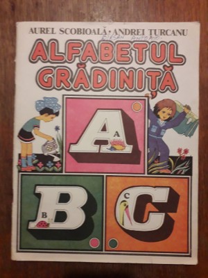 Alfabetul Gradinita - Aurel Scobioala / C37G foto