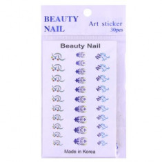 Tatuaj decor unghii, Beauty Nail, pe baza de apa, 30 desene