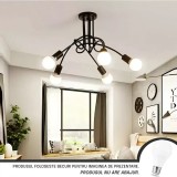Lustra Nash 5x E27 Negru, Alessandro DESIGN