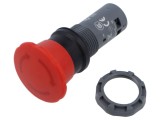 Comutator Siguranță ABB 22mm 2 NC Roșu 1SFA619550R1051