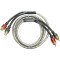 Cablu RCA OFC de 1.25M cu 2 mufe conectare RCA Audio System German Sound CarStore Technology