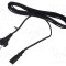 Cablu CEE 7/16 2x0,75mm2 cu mufă IEC C7 mamă PVC 5m negru POS