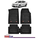 Covorașe Auto TeamCar&reg; Tip Tăviță Compatibile Renault Megane III (2008&ndash;2016) - Sedan, Cauciuc
