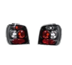 Set stopuri tuning VW POLO (6N) Hatchback, 10.1994-08.1999, Taiwan, partea stanga+dreapta, negru, transparent; cu locas bec;