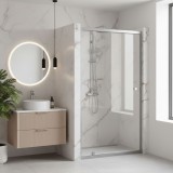 Paravan de dus Rea Primo Swing 90 Chrome