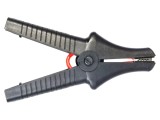 Bornă crocodil 32A neagră cu izolaţie 43mm 11kV