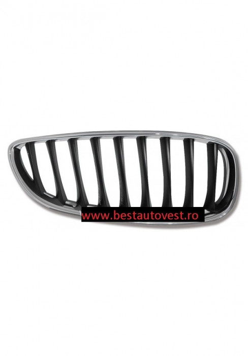 Grila radiator Bmw Z4 (E89), 05.2009-, dreapta, crom/negru 51137191510, 203605-2