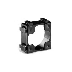 Carcasa cilindrica clips 1x 18650