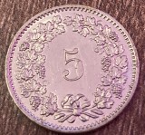 C50 - Moneda foarte veche - Elvetia - 5 rappen - 1977