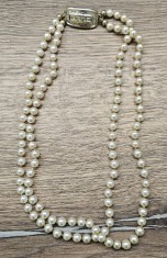 COLIER VINTAGE PERLE FALSE