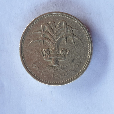 Marea Britanie 1 pound 1985 foto