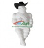 Ornament Michelin Camion 23cm cu Suport Metalic Reglabil si Soclu Bec - Palarie Inclusa