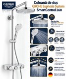 Grohe Euphoria System SmartControl 260- Set de duș Mono cu termostat, crom