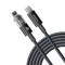 Baseus - Data Cable Display 2 (P10382703121-00) - Fast Charging, Type-C to Lightning, Digital Display, 20W, 1m - Cosmic Black