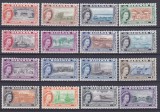 DB1 Bahamas 1954 Colonii Indeletniciri Corabii Pescuit Ski Nautic 16 v. MNH, Nestampilat