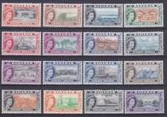 DB1 Bahamas 1954 Colonii Indeletniciri Corabii Pescuit Ski Nautic 16 v. MNH