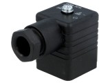 Conector cu Valvă Mufă 18mm 3 Pin 90&deg;