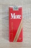Pachet PLIN tigari MORE anii 1980, MADE IN USA