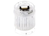 Semnalizator LED Alb 24VDC IP65 &Oslash;40x50mm