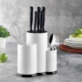 Suport Cilindric pentru Ustensile de Bucătăriile Alb din Plastic, CMCLASS