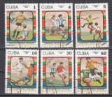 A12 S1 25 - Timbre foarte vechi - Cuba - CM Fotbal Mexic 86 - 1986