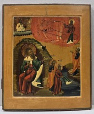 Sfantul Prooroc Ilie, Icoana Scoala Rusa, Secol XIX