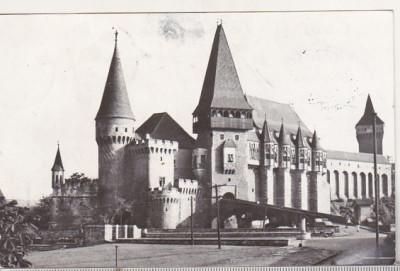 bnk cp Castelul de la Hunedoara - Vedere - circulata foto