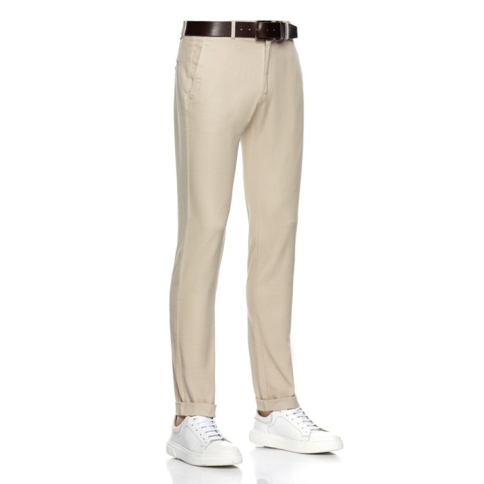 Pantaloni barbati chino crem CH05