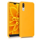 Husa pentru Huawei P20, Silicon, Portocaliu, 45689.180, Carcasa, Kwmobile