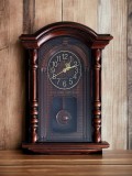 Ceas de perete cu pendul rustic 44 cm