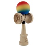 Kendama X Originala, Ata 62/65 cm Gradient Rosu/Galben/Albastru