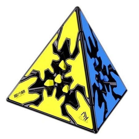 Cub tip Rubik QY Toys Gear Pyraminx, jucarie educativa
